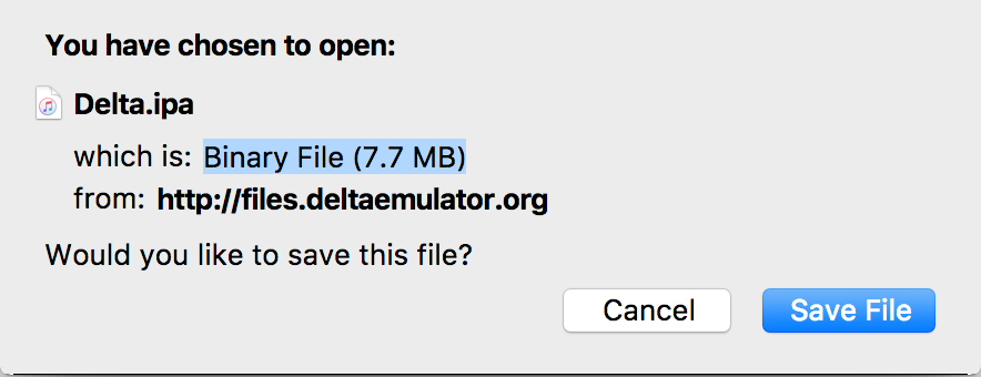 delta emulator ios ipa