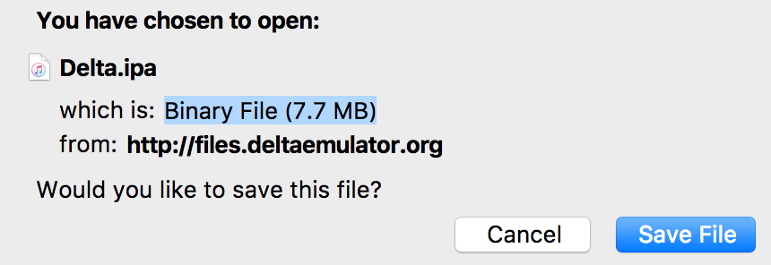 delta emulator ios ipa